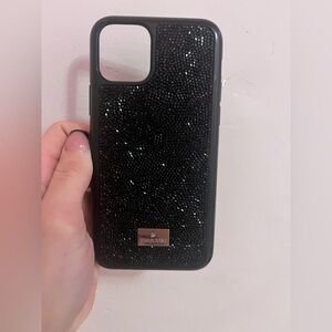 Swarovski Black Crystal Phone Case